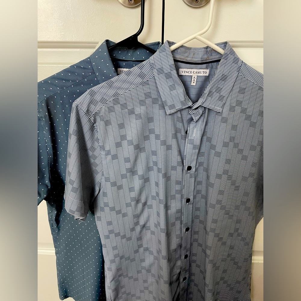 Vince Camuto - slim fit short sleeve button up shirt